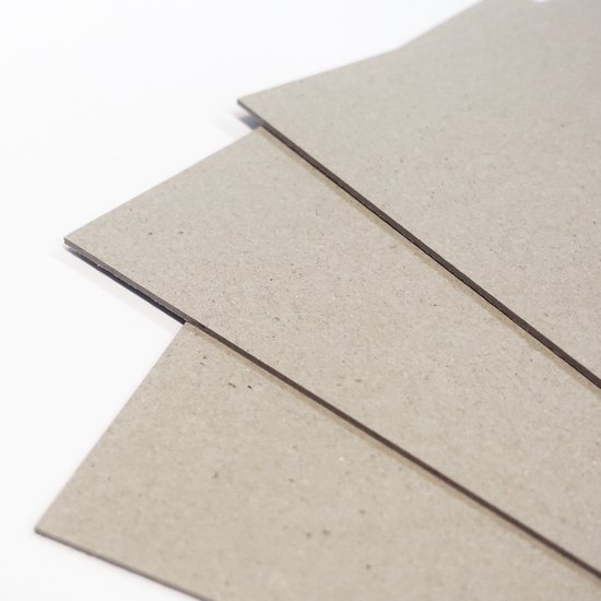Carton gris A2 2 mm 10 feuilles - Carton gris - 1 260 grammes/ m2