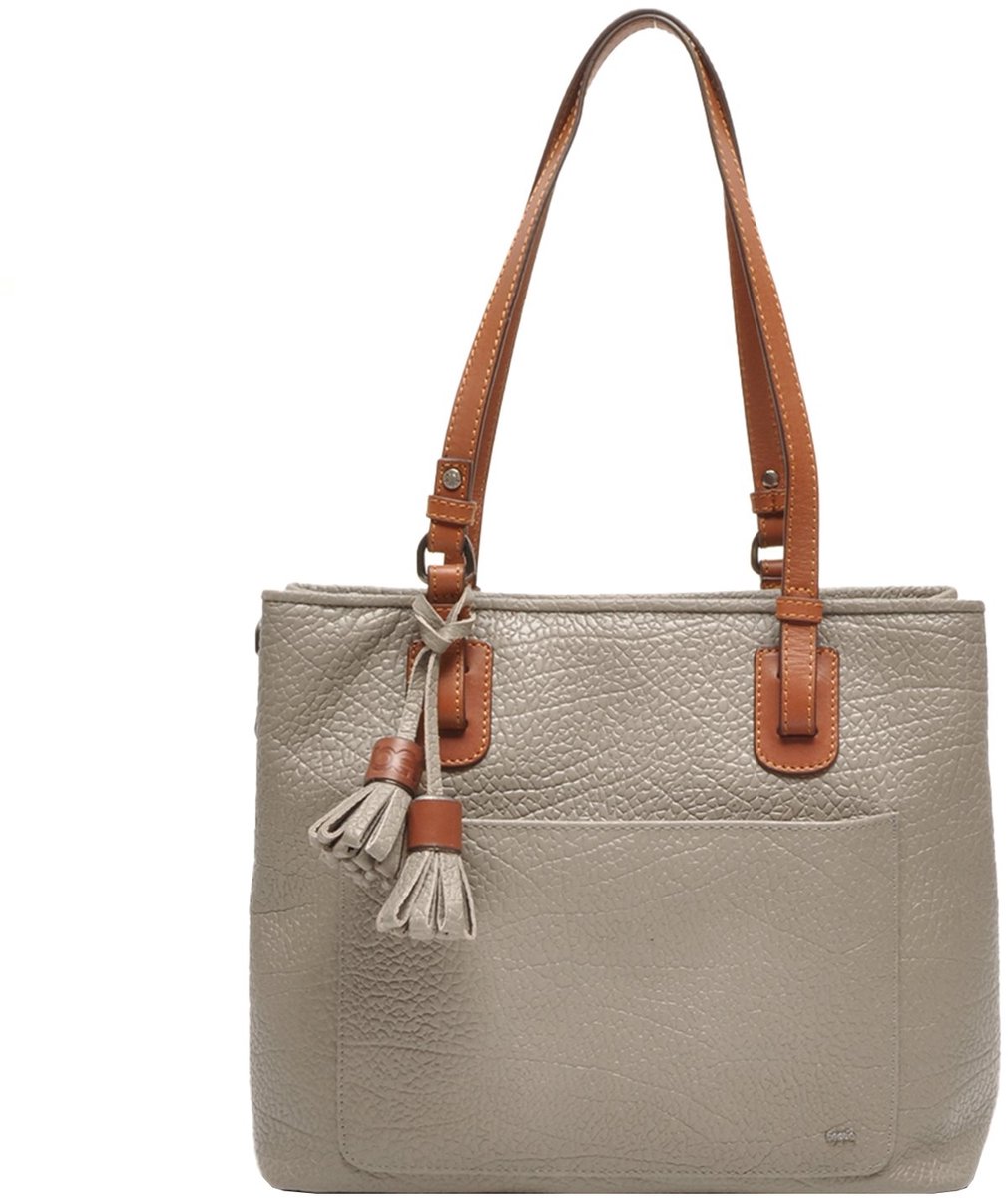 Berba | Chamonix | Shopper | Schoudertas | Dames | Taupe | Leer