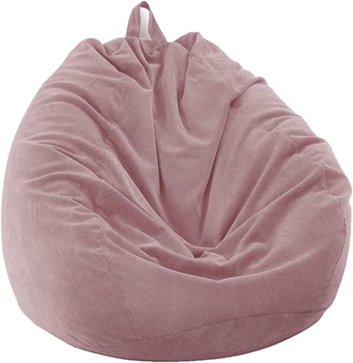 Allecto Premium - Corduroy Peer Stoel Zonder Vulling voor Buiten Binnen Ontspanning Lounge Stoel Slaapkamerkussen (Roze 100x120cm)