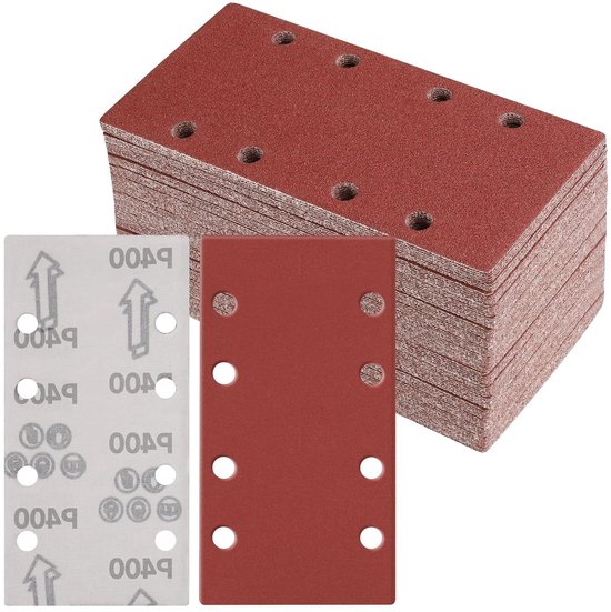 Allecto Premium - Schuurpapier set 50 stuks 93 x 185 mm korrelgrootte