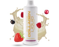Scitec Nutrition® - Collagen Liquid (1000 ml - Wild Berry) - Fruit - 40 doseringen - vloeibare collageen met aminozuren en vitamine B6 - anti rimpel - anti aging - vloeistof - supplement