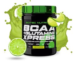 Scitec Nutrition Scitec Nutrition ® - BCAA + Glutamine Xpress (300 gram - Lime) - 25 doseringen - aminozuren - aminozuur - bcaa - l-isoleucine - l-leucine - l-valine - poeder