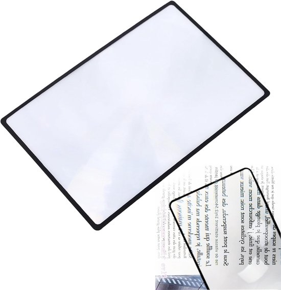 Doodadeals® - Leesloep voor Ouderen en Slechtzienden – Vergrootglas voor Ouderen – Krant – Flexibel – 18 x 12 cm