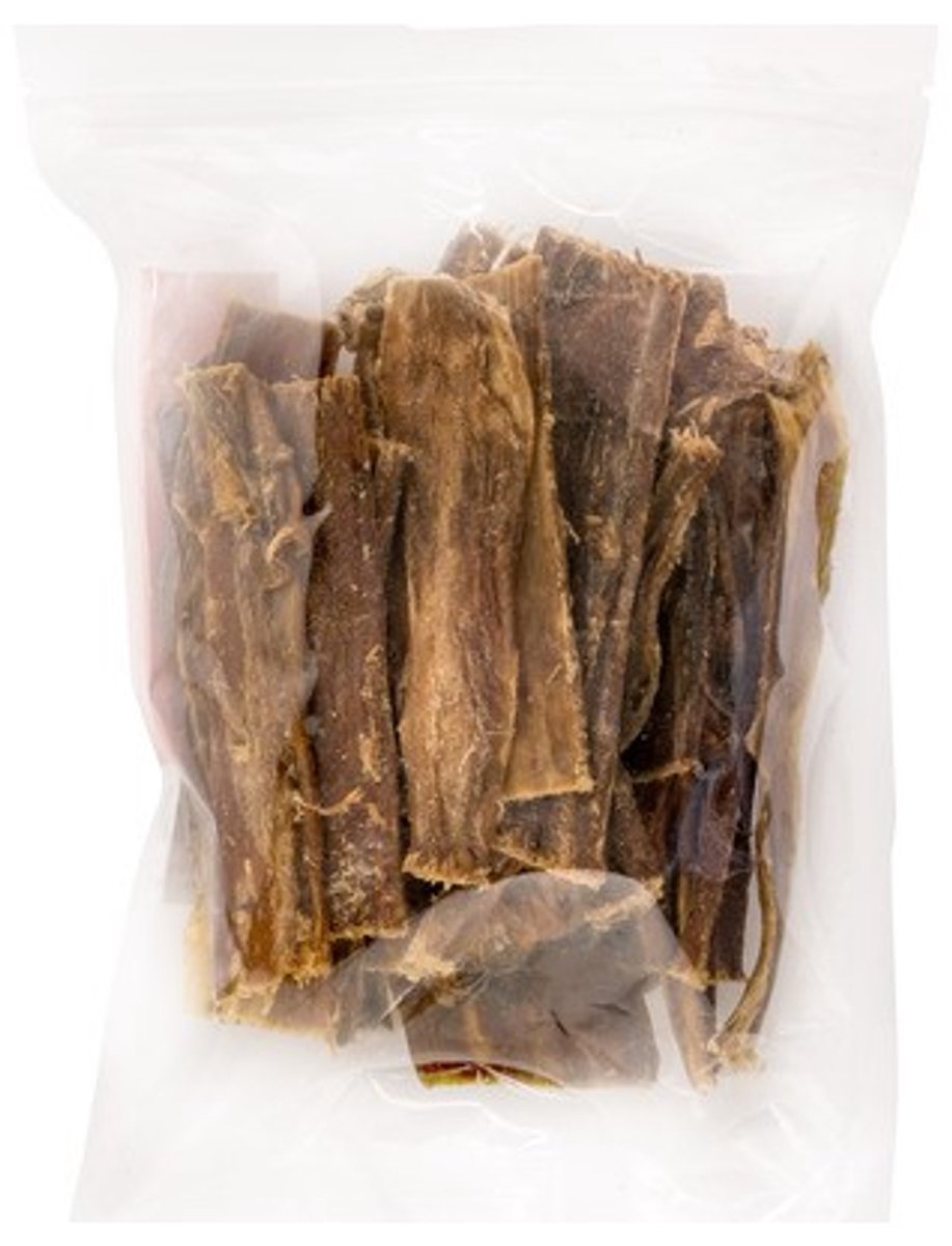 Landman Platte Vleesstaven Buffel (200gr) - 20cm - Hypoallergene - Hondensnacks - Kauwsnack