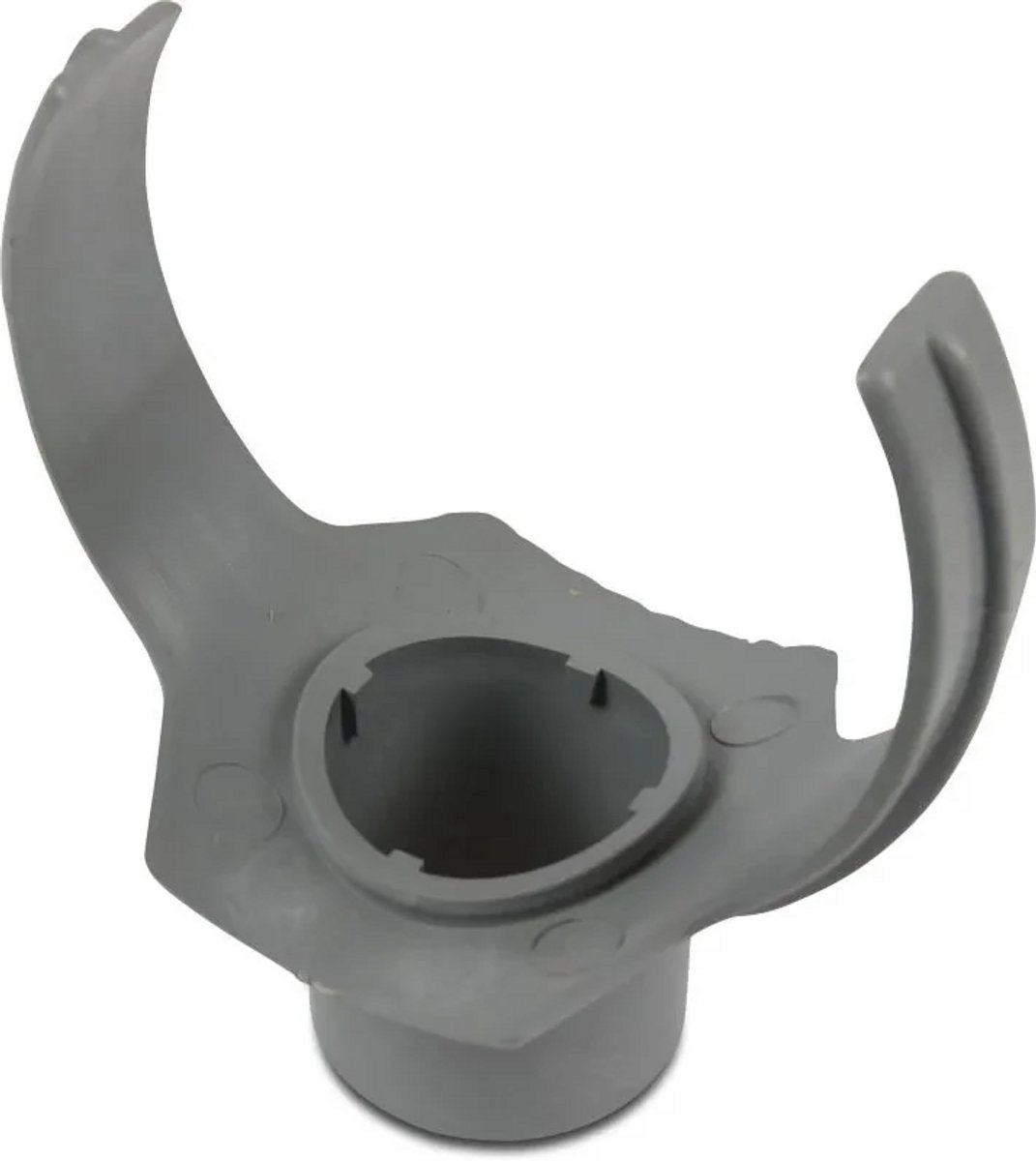 Klemzadel PVC-U 110 mm x 40 mm – lijmzadel x lijmmof grijs KOMO