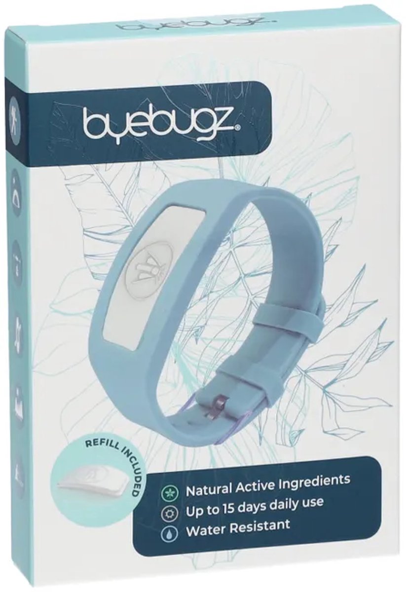 ByeBugz Anti-Insecten Bangles Surfing Blue