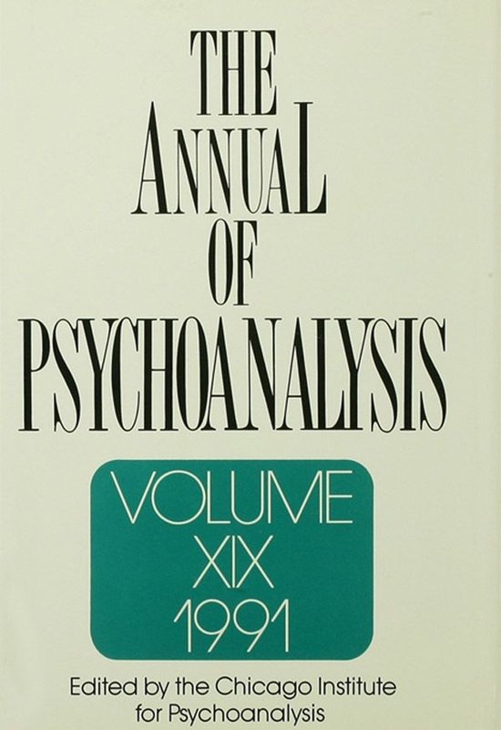 The Annual of Psychoanalysis, V. 19 - cover