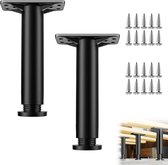 HERKINDNESS Pied Reglable Pour Meuble, 4 Pièces Pied Reglable De 27 à