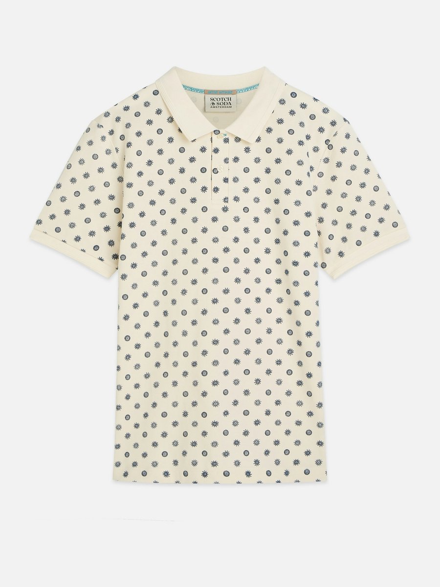 Scotch & Soda Microprinted Regularfit Polo