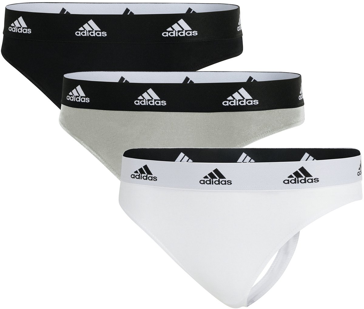 Adidas Sportswear String Damesslips Stringondergoed, set van 3