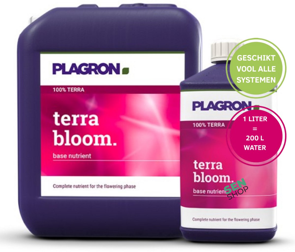 bloei voeding 1L , bloom voeding 1L , bloom nutriënts, plagron 1L , plagron bloei 1L, terra bloom 1 L, terra bloei 1 L, plagron bloei voeding, aarde voeding, planten voeding, vloeibaar mest, voeding voor bloei weken, kamer planten voeding