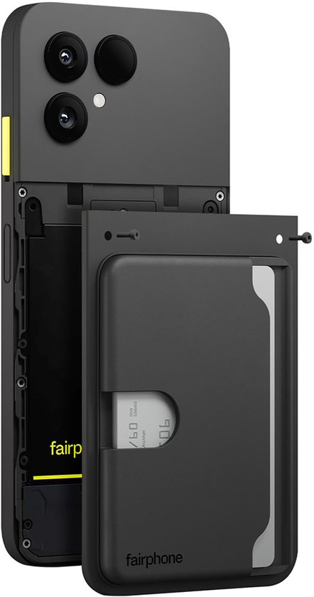 Fairphone Kaarthouder voor Fairphone 6 / 6+ Zwart