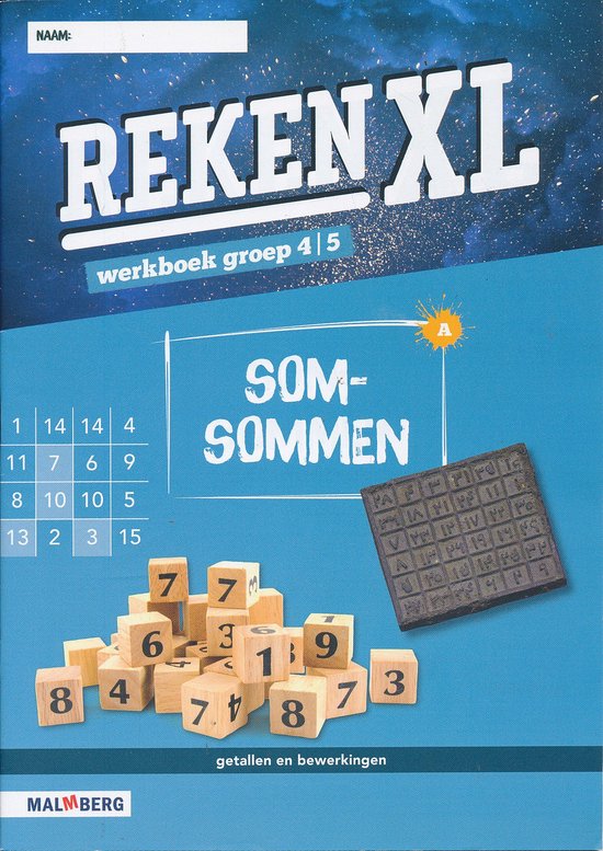 RekenXL Werkboek Somsommen groep 4/5 (per stuk)