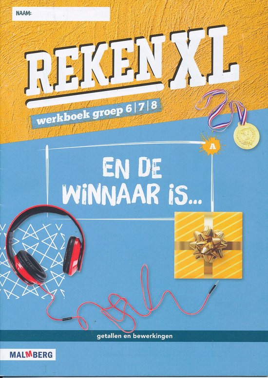 RekenXL Werkboek En de winnaar is.... groep 6/7/8 (per stuk)
