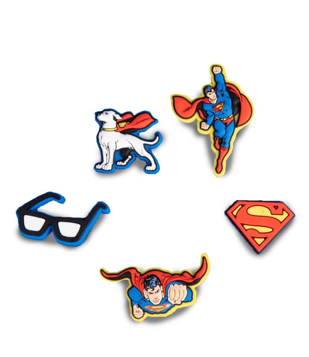 Crocs Superman Serie - Schoenaccessoire - Jibbitz - 5 Pck