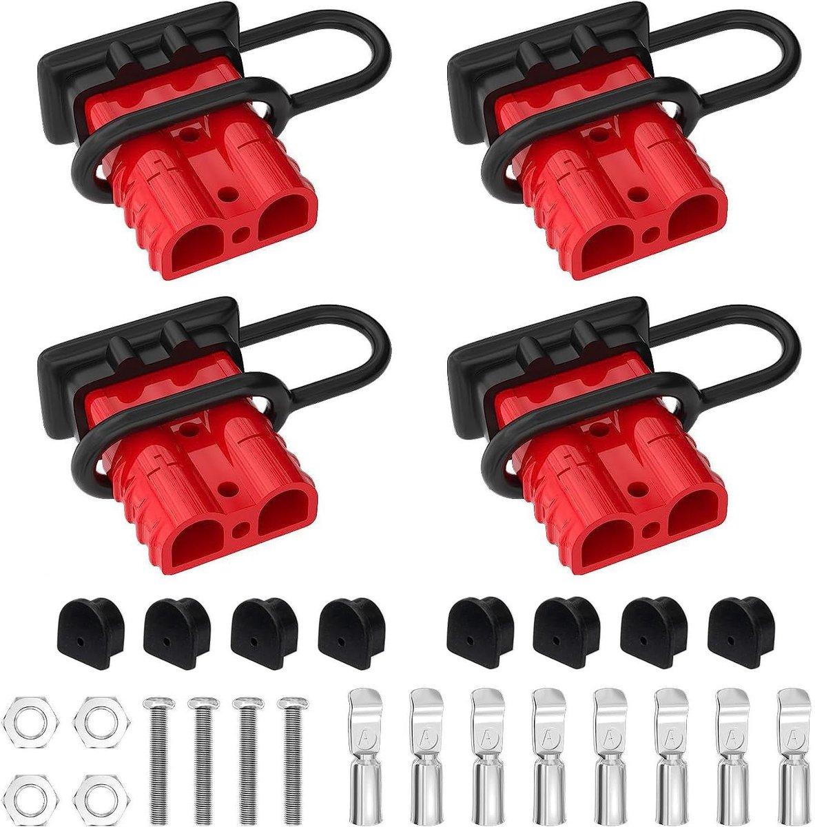 50A Snelkoppeling voor Autoaccu en Zonnepaneel Set (4 Stuks)