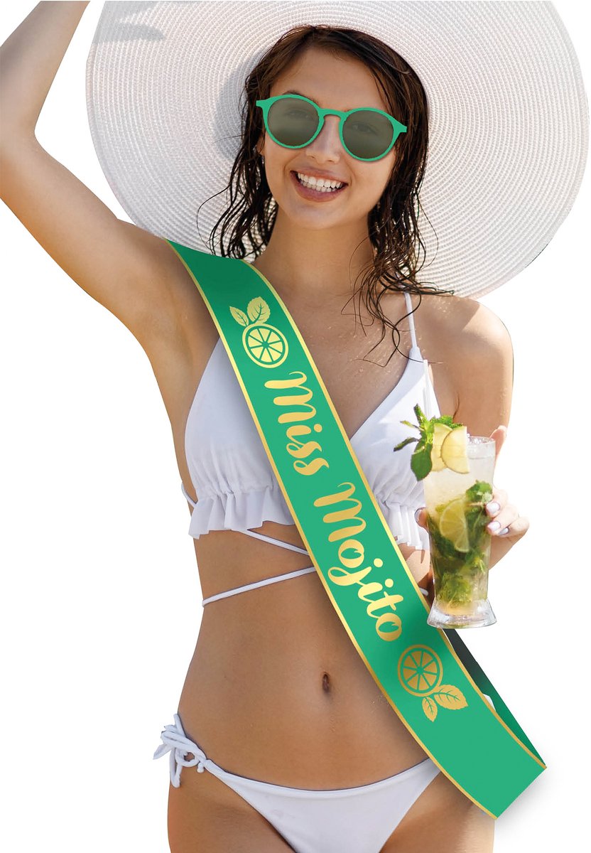 FIESTAS GUIRCA, S.L. - Echarpe Miss Mojito verte vrouw