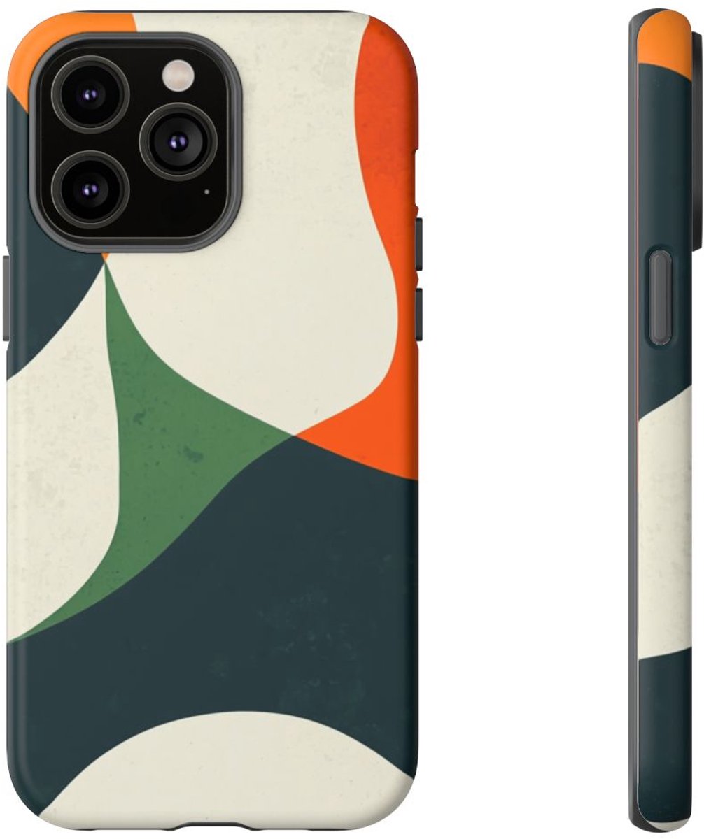 Abstracte Organische Vormen – Telefoonhoesje Geschikt voor iPhone 14 Pro Max