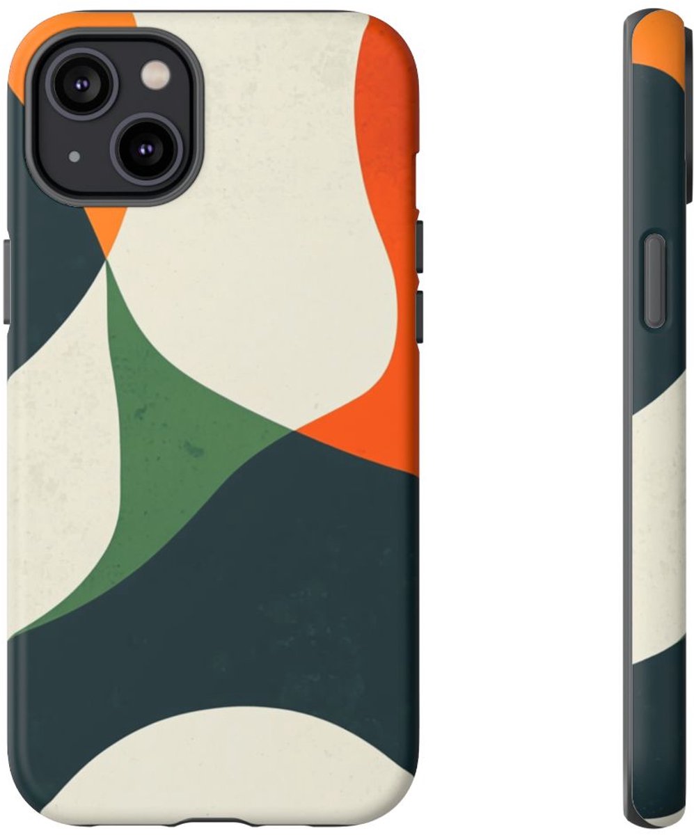 Abstracte Organische Vormen – Telefoonhoesje Geschikt voor iPhone 14 Plus