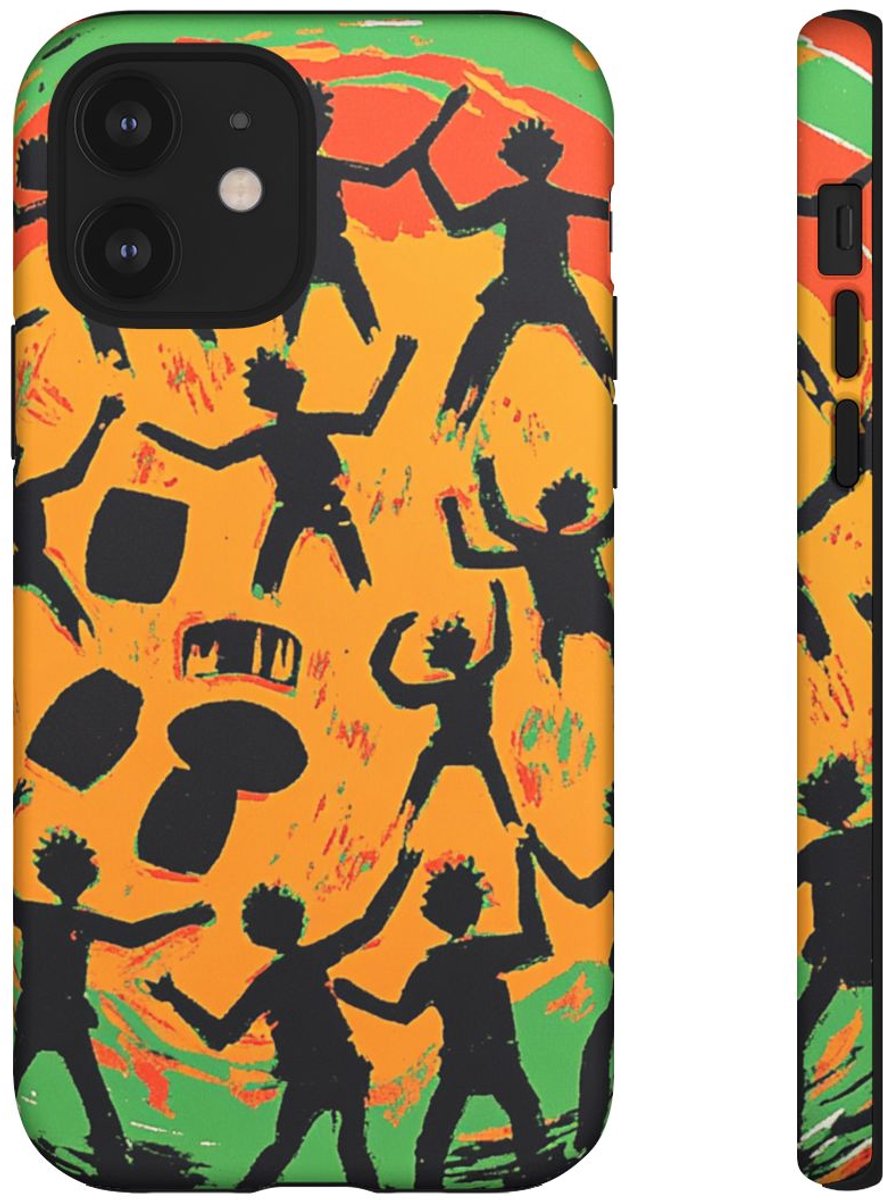 Tribal Dance Abstract – Telefoonhoesje Geschikt voor iPhone 12