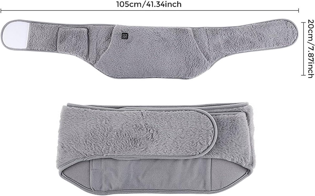 Verwarmingsriem met USB-aansluiting - Elektrisch en draagbaar massagekussen voor de onderrug - Verlicht pijn - USB-handwarmer — cadeau in Cadeau-ideeën - foto 8