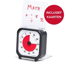 Time Timer® Original Small/Pocket - Inclusief Whiteboard Kaarten - visuele countdown timer small - 60 minuten