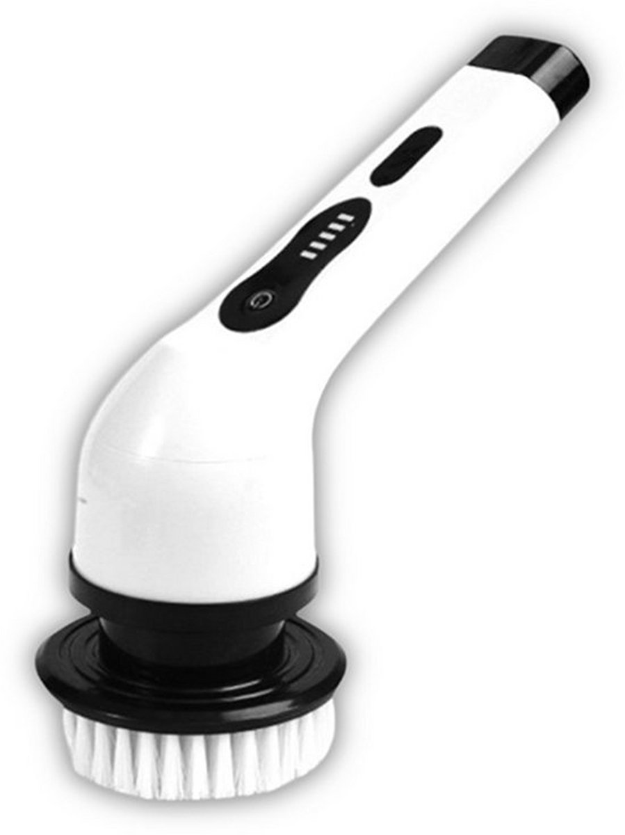 Purgato Multibrush - Multifunctioneel - 2000 mAh - 25W - Draadloos - 9 Opzetborstel - Wit