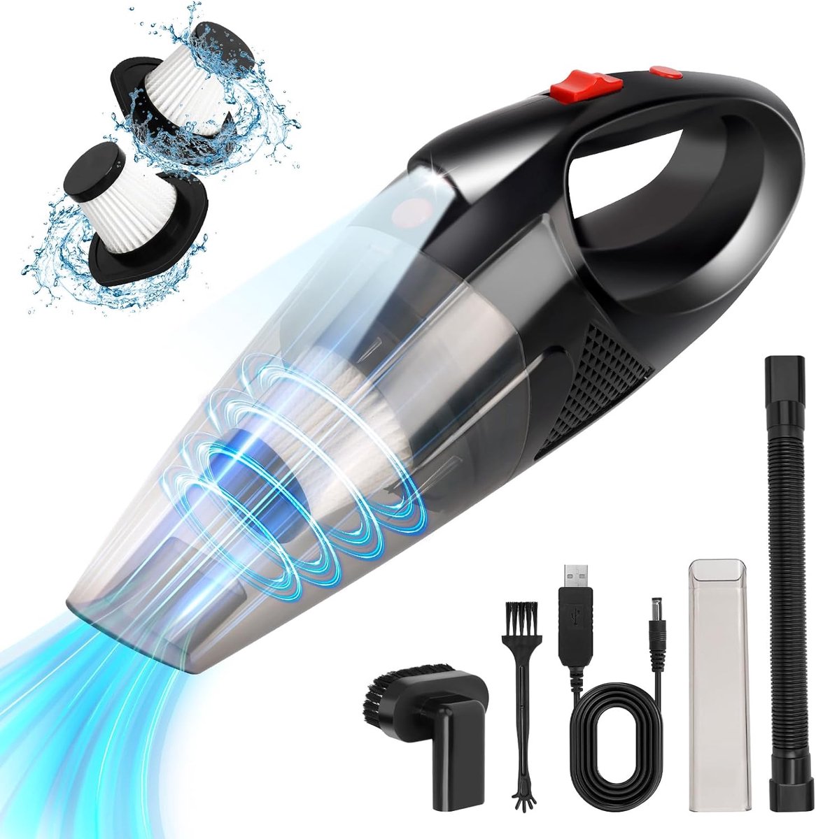Lexium Kruimeldief snoerloos – Kruimeldief met steel – Nat&Droog – Handstofzuiger – Extreme zuigkracht – Kruimeldief snoerloos – Kruimelzuiger – Jouw ultieme schoonmaakpartner – Kruimelzuiger – Autostofzuiger – Handstofzuiger - Draadloos