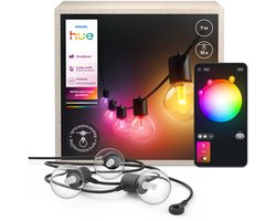 Philips Hue Festavia outdoor lichtsnoer met globe-lampen – 7 meter – 10 lampen