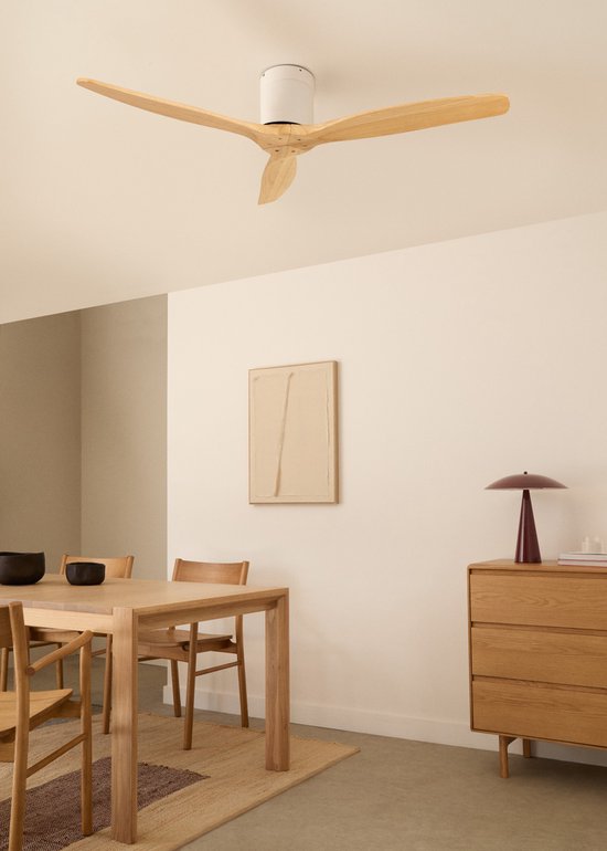 CREATE / WINDCALM/Ventilador de techo negro con Wifi y mando / 40W