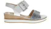 Witte Sandalen Sleehak Remonte maat 41