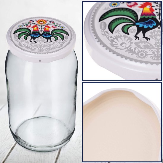 50 Couvercles Métal Pour Bocaux - Filetage 33mm - Pour Confiture, Miel, Conserves