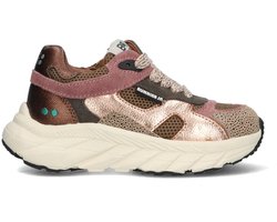 BunniesJR 225842-908 Meisjes Lage Sneakers - Multicolor - Leer - Veters