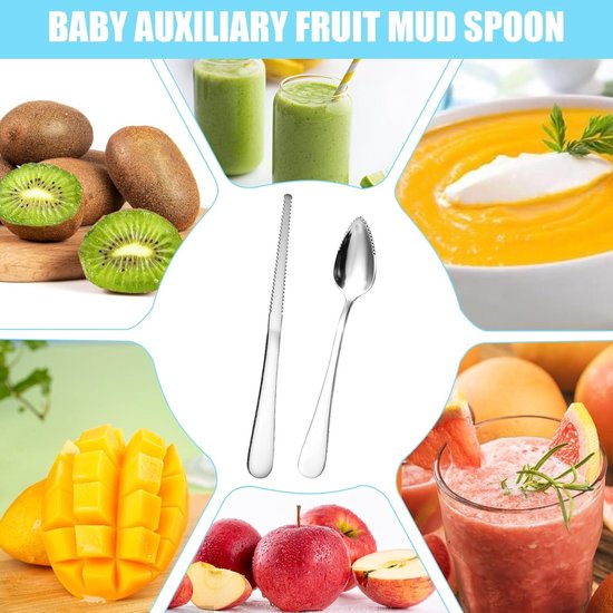 5 STKS Grapefruit Lepels, Roestvrij Staal Grapefruit Lepel Gebruiksvoorwerp Set, Getande Rand & Dikke Gauge Handvat, Zilveren Keuken Tool Met Non-Stick Plating voor Kiwi, Dessert, Appel, Citrus Fruit