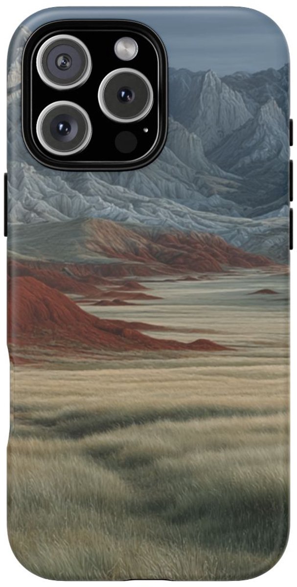 Buffels Grazend in Canyongebied – Telefoonhoesje Geschikt voor iPhone 16 Pro Max