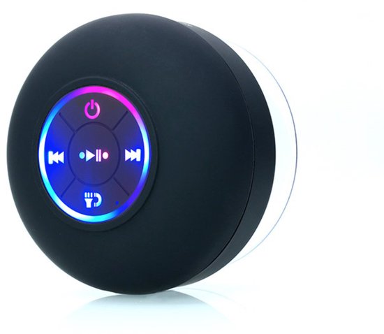Enceinte Bluetooth Portable,Étanche Haut-Parleur de Douche sans Fil IPX7 Ventouse Puissante