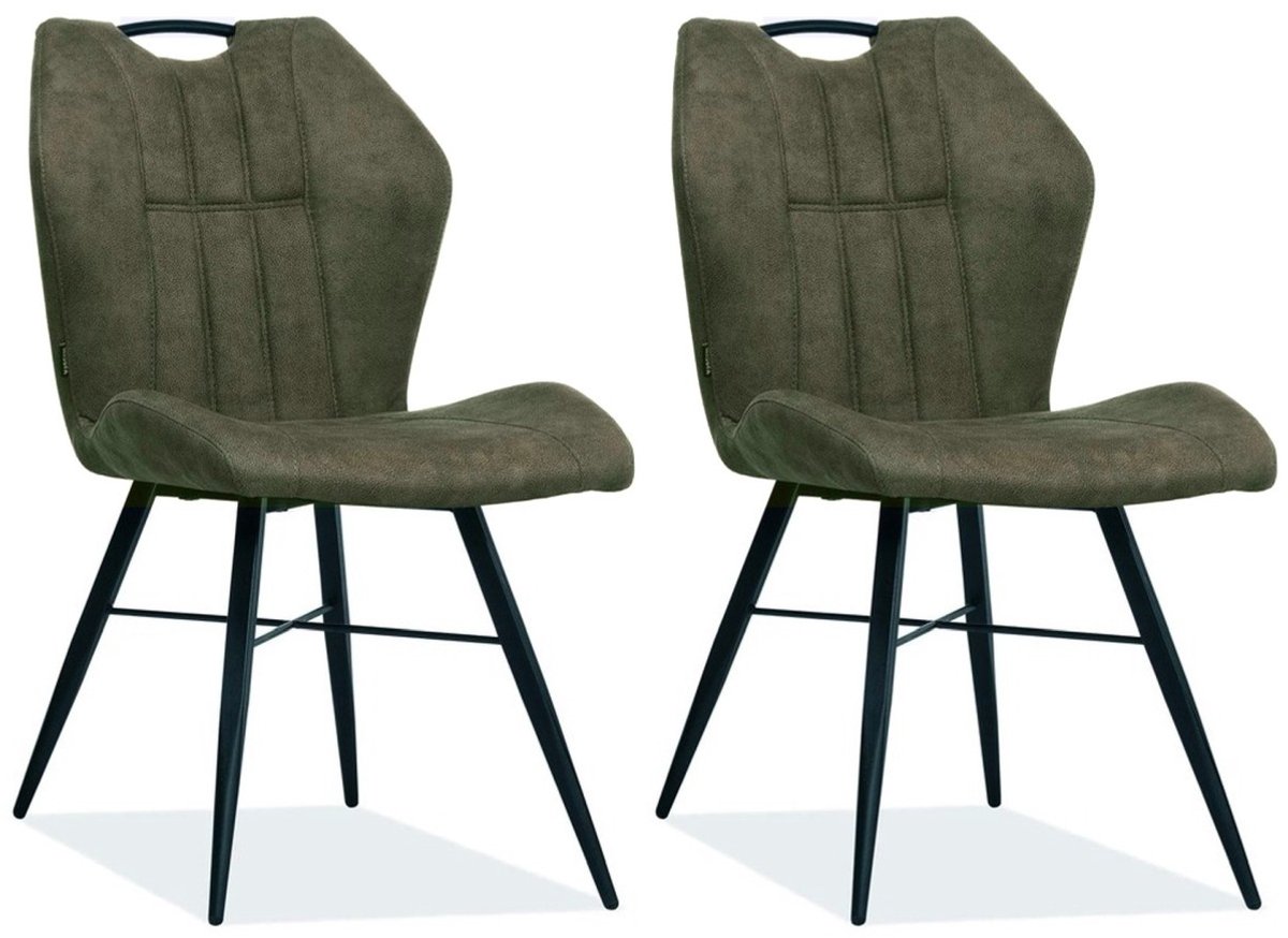 MX Sofa Eetkamerstoel Scala luxor kleur: Moss (set van 2 stoelen)