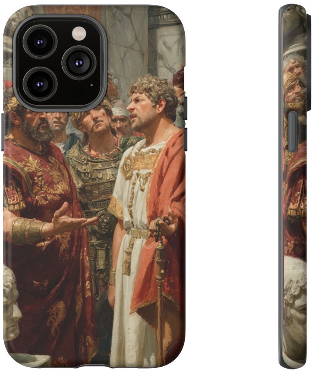 Koninklijke Hofscène met Adel – Telefoonhoesje Geschikt voor iPhone 14 Pro Max
