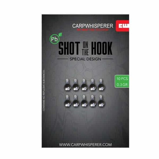 Carp Whisperer - Shot on the hook - 10 stuks van Carp Whisperer — afbeelding 4