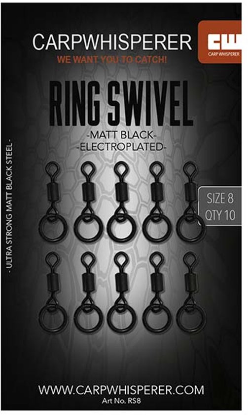 Carp Whisperer - Ring swivel (10st) van Old Skool — afbeelding 4