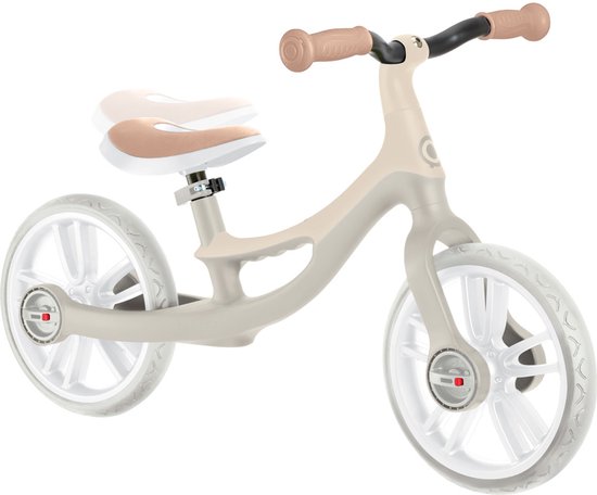 Loopfiets - Globber Go Bike Elite Sand - beige - zandkleur - zadel verstelbaar - vanaf 2 jaar tot 5 jaar van Merkloos — afbeelding 4