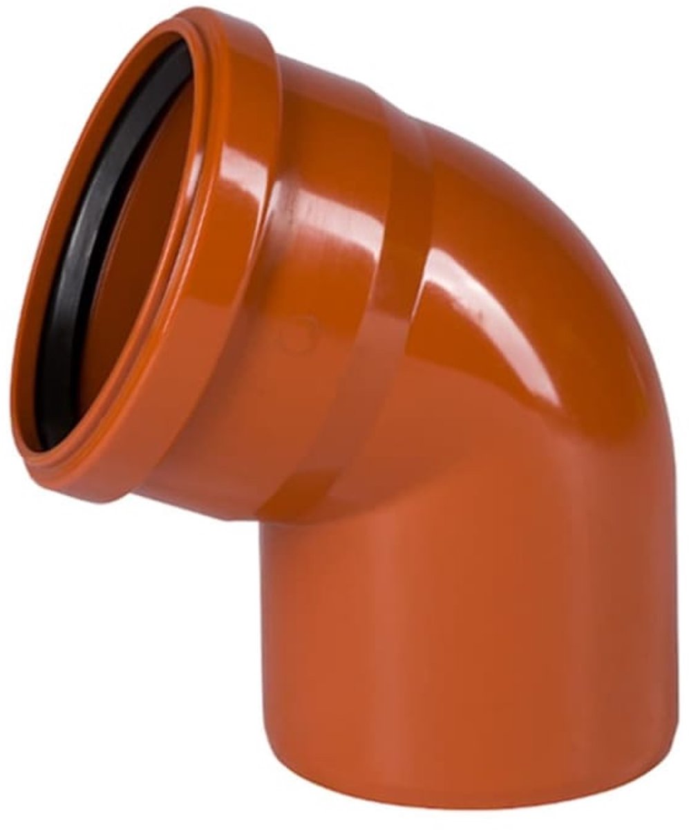 Afvoerbocht 110mm 67 graden - KG Buis Bocht
