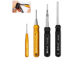 Uitpin Gereedschap Set - Voor Massieve Contacten en Connectorklemmen - Geschikt voor TE/AMP/HARTING D SUB, HAN en WAIN Series