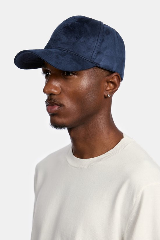 TRENDBEE™ AZUL Casquette Velours Daim Blauw