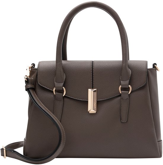 L.CREDI Sac à main Perdita 31 cm - Femme - taupe foncé