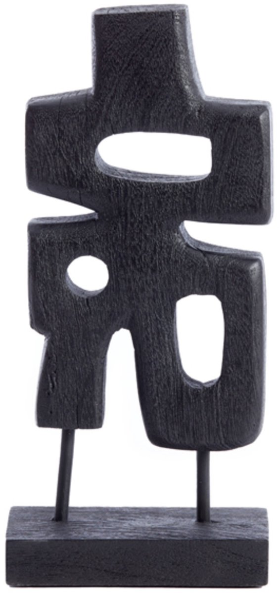 Ornament SILIA - 16x9x33cm - Zwart