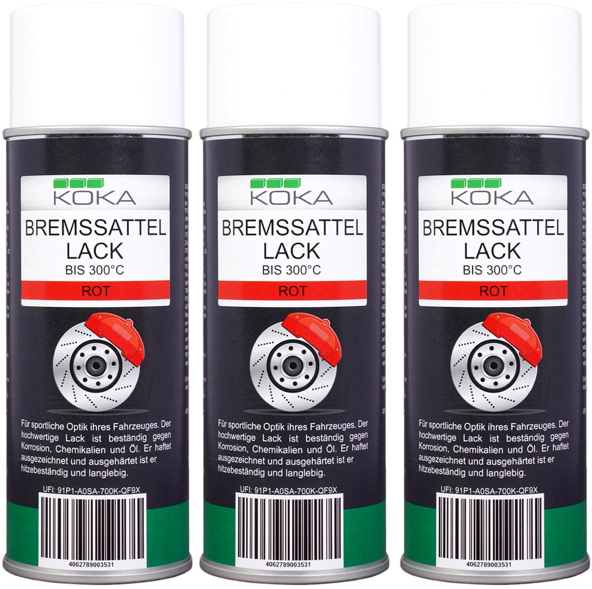 3x remklauwlakspray rood