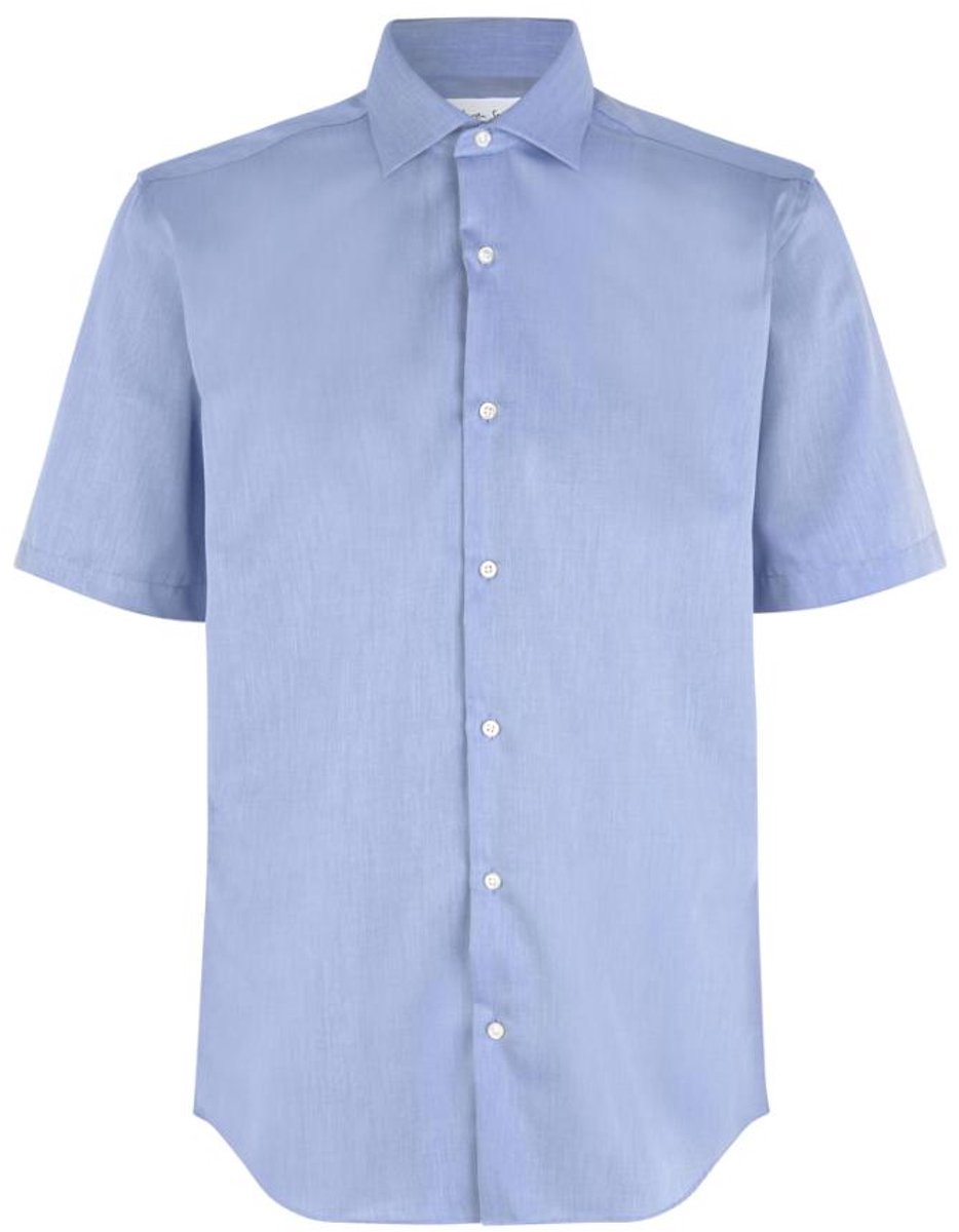 SS254 Seven Seas Fine Twill Modern S/S – Modern Fit Non‑Iron Overhemd