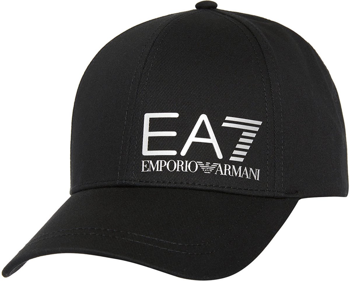 Ea7 Emporio Armani Train Core Id Logo Baseballpet Zwart XS
