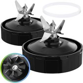 Lame Inférieure De Rechange Pour Blender Nutri - 7 Ailettes - Compatible 1000W 1500W - Acier Inoxydable Et Plastique